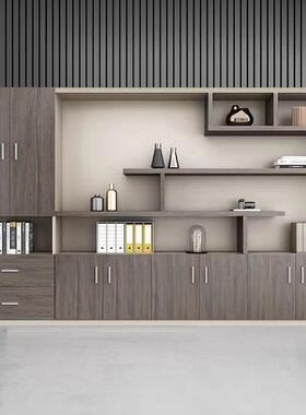 办公室文柜靠墙落理地资料柜经室背景柜储物高柜公D10106书柜办家