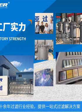 工业30式盐4不锈钢QFW袋过滤器磷酸涂剂快开多袋式过滤器