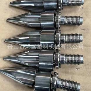舟山提供佳明塑机螺杆头 K材质模S具钢 合金D螺杆注头三小772件