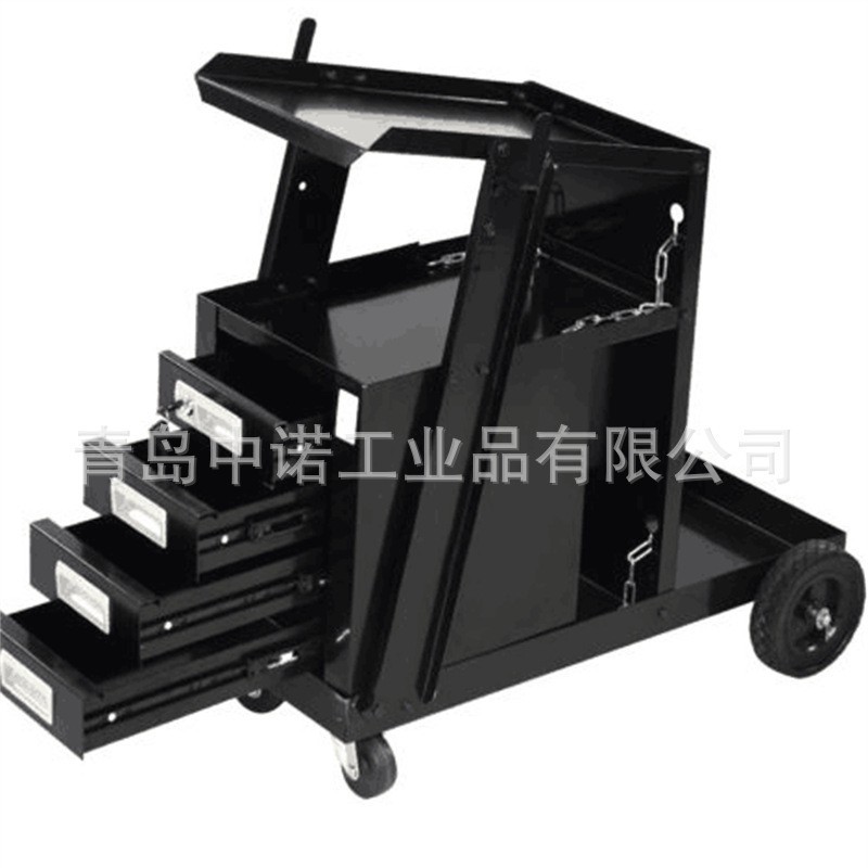 带隔板抽屉二保焊移动推车