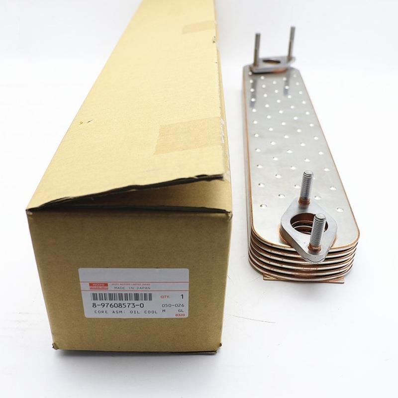 三一SY475挖掘机机油冷却器芯 机油散热器 五十铃6UZ1发动机配件