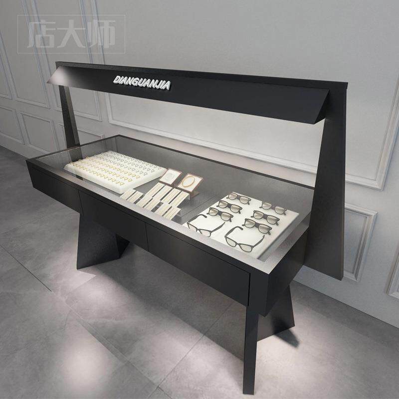 珠宝展示柜铁艺首饰饰品服装店柜台精品玻璃黄金玉器眼镜店陈列柜