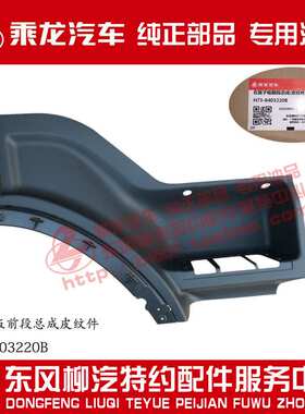 乘龙H7翼子板叶子板前段皮纹件深灰色H73-8403210/20原厂部品