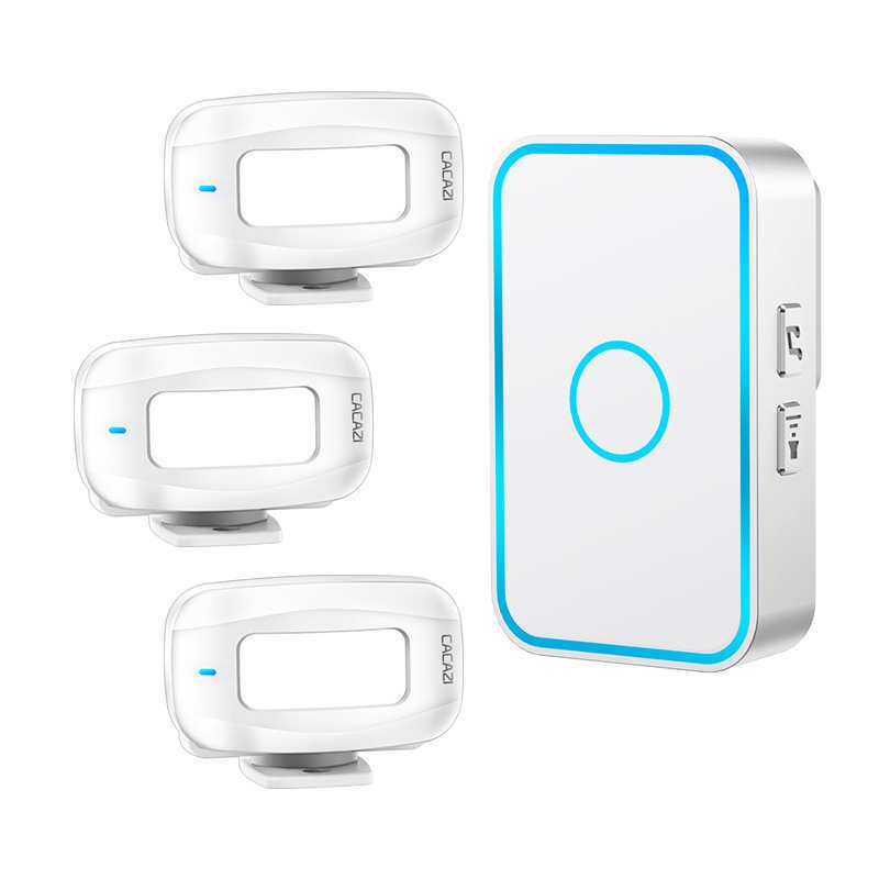 分体式您好欢迎光临电子迎宾器无线红外线进门店铺感应门铃商用