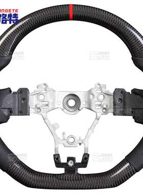 适用于15-20丰田斯巴鲁ST-WRX I碳纤维打孔皮改装方向盘总成