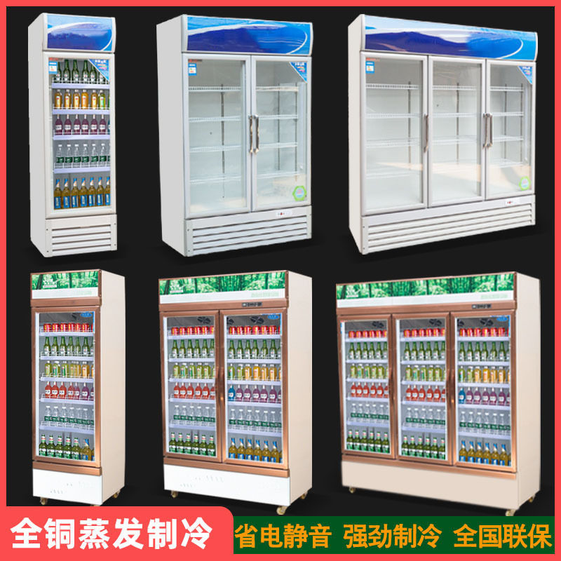鲜花冷藏柜水果展示柜商用立式保鲜饮品单双三门啤酒柜直冷柜串串