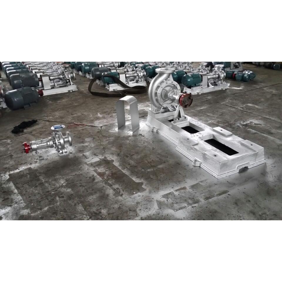 厂家常州武进WRY高温导热油泵去电机整套90KW125-100-260泵头底板