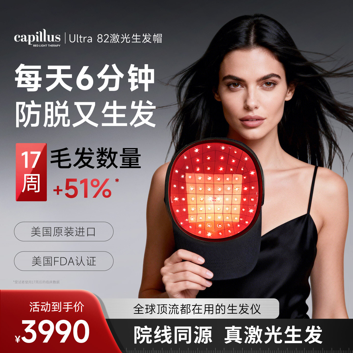 CapillusUltra82红光健发帽