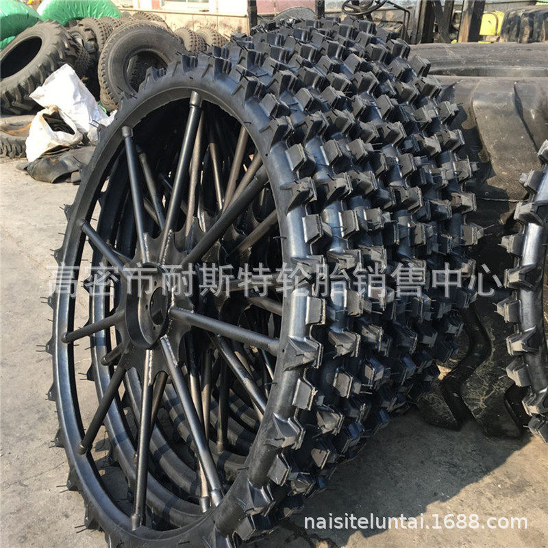 改装拖拉机轮胎0.65米0.82米实心插秧机轮胎