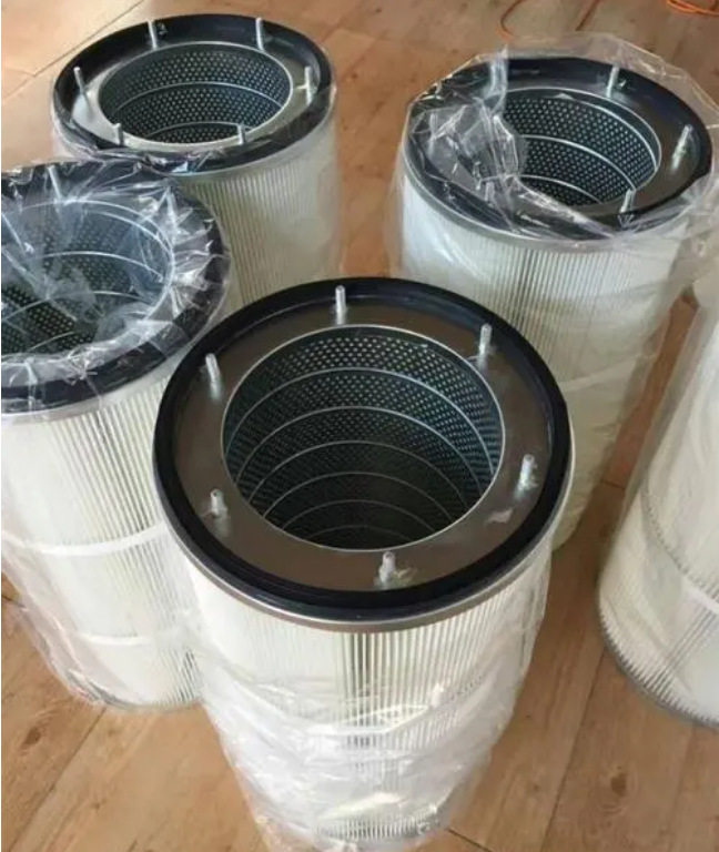喷砂机三螺栓吊装除尘滤芯120*600工业车间粉尘收集滤筒