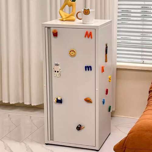 Ironwork short cabinet colorful bedside storage cabinet