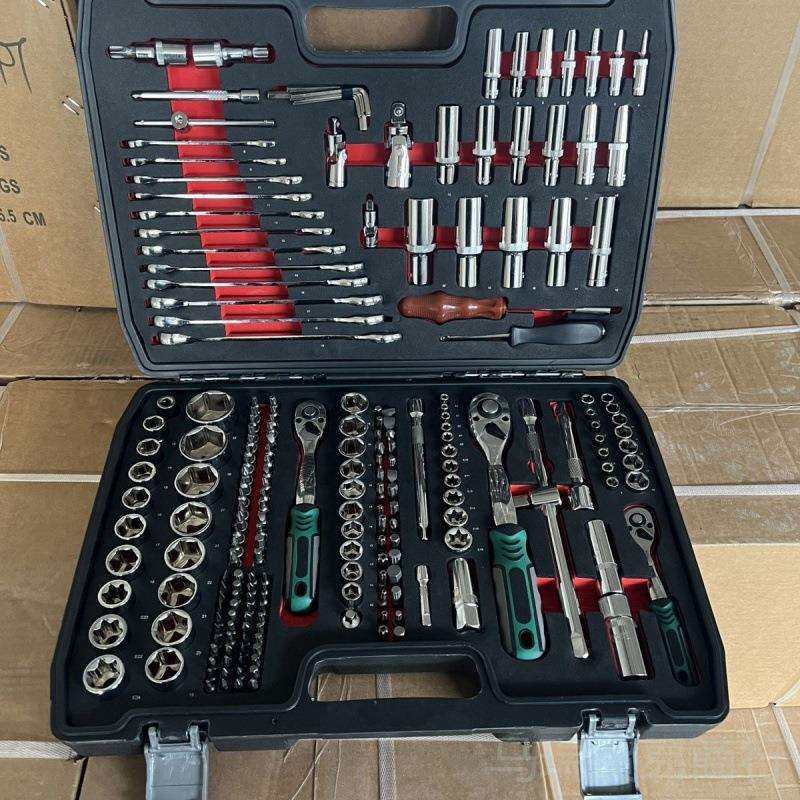 防款150件套汽修工具套装汽车维修组套套筒扳手组合工具维修
