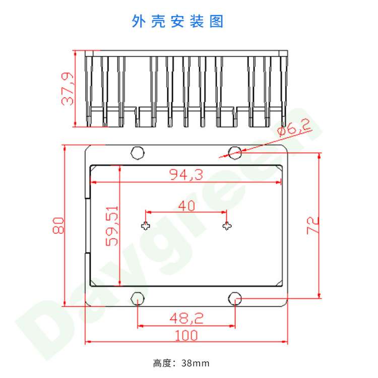 18-40V转24V车载稳压器 24V转24V稳压25A直流 升降压转换器