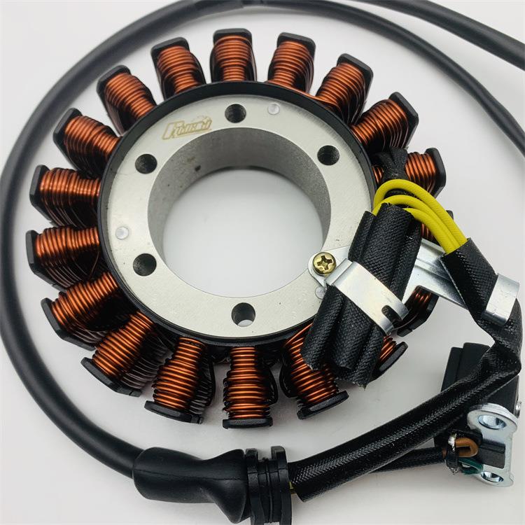隆鑫摩托无极LX500R 500R DS AC摩瑞MG500凯越500X磁电机线圈定子