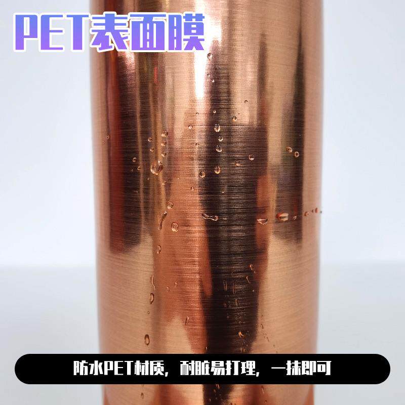 1.22米不干胶拉丝红色即时贴广告刻字纸室内喜庆装饰自粘贴纸