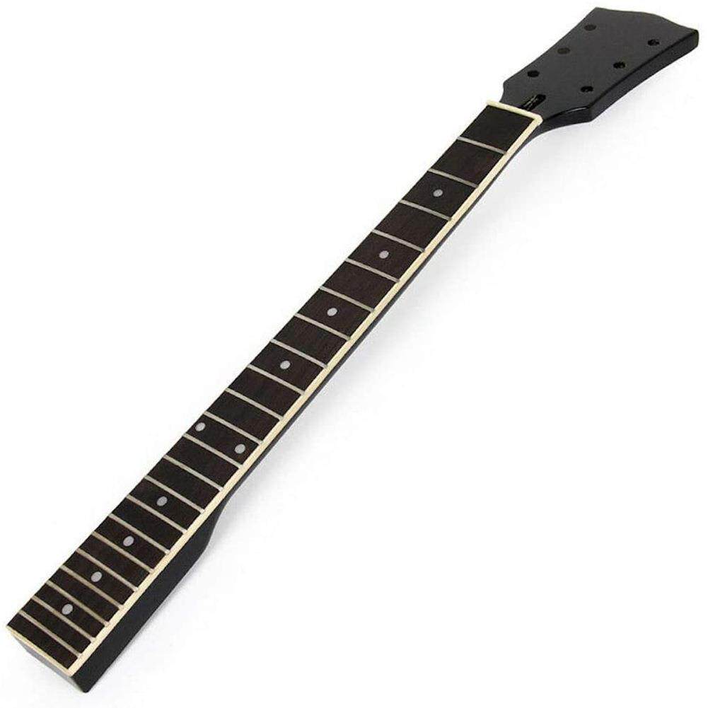 [亮光黑]22品枫木电吉他琴柄琴颈玫瑰木指板 for Les Paul LP
