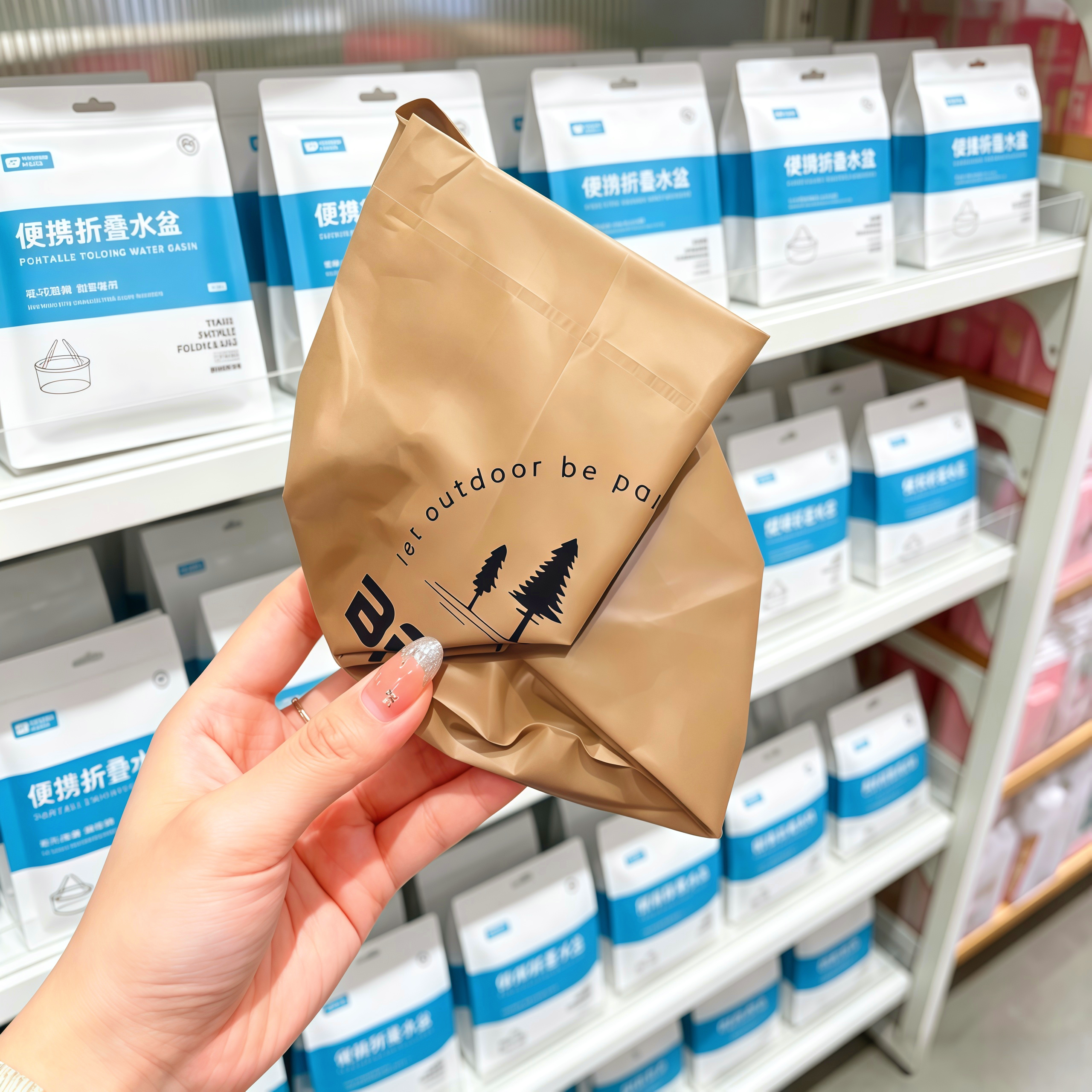 旅行洗衣袋便携式折叠水盆一次性户外出差洗衣服神器洗脸盆泡脚桶