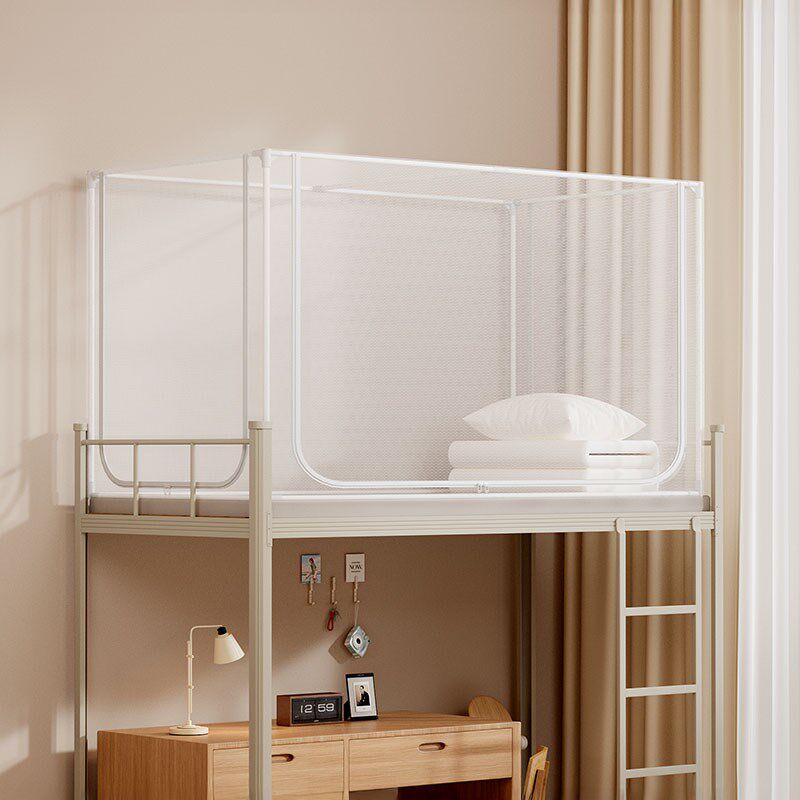 90x190蚊帐学生宿舍上下铺通用免安装住校初高中生寝室单人床专用