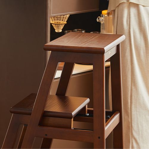 实木高脚凳子轻奢高级感吧台椅子久坐不累家用多功能酒吧凳岛台椅
