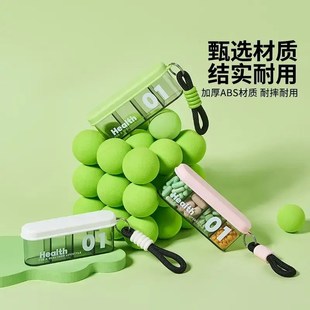 【下单立减30】药盒一周七天早中晚一日三餐便携式迷你随身小药WZ