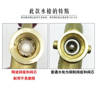 超高压大功率洗车机鸭嘴汽车扇形水枪喷头清洗机万向旋转刷车长枪