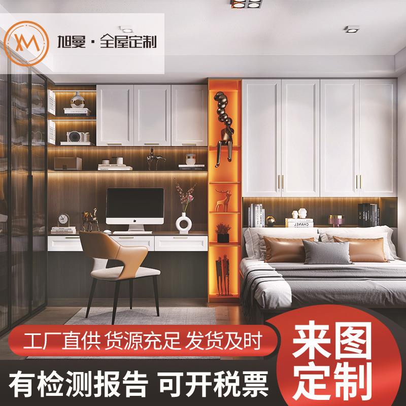 厨房橱柜门定 制自装吸塑门模压门衣柜门板实木家具全屋定 制工厂