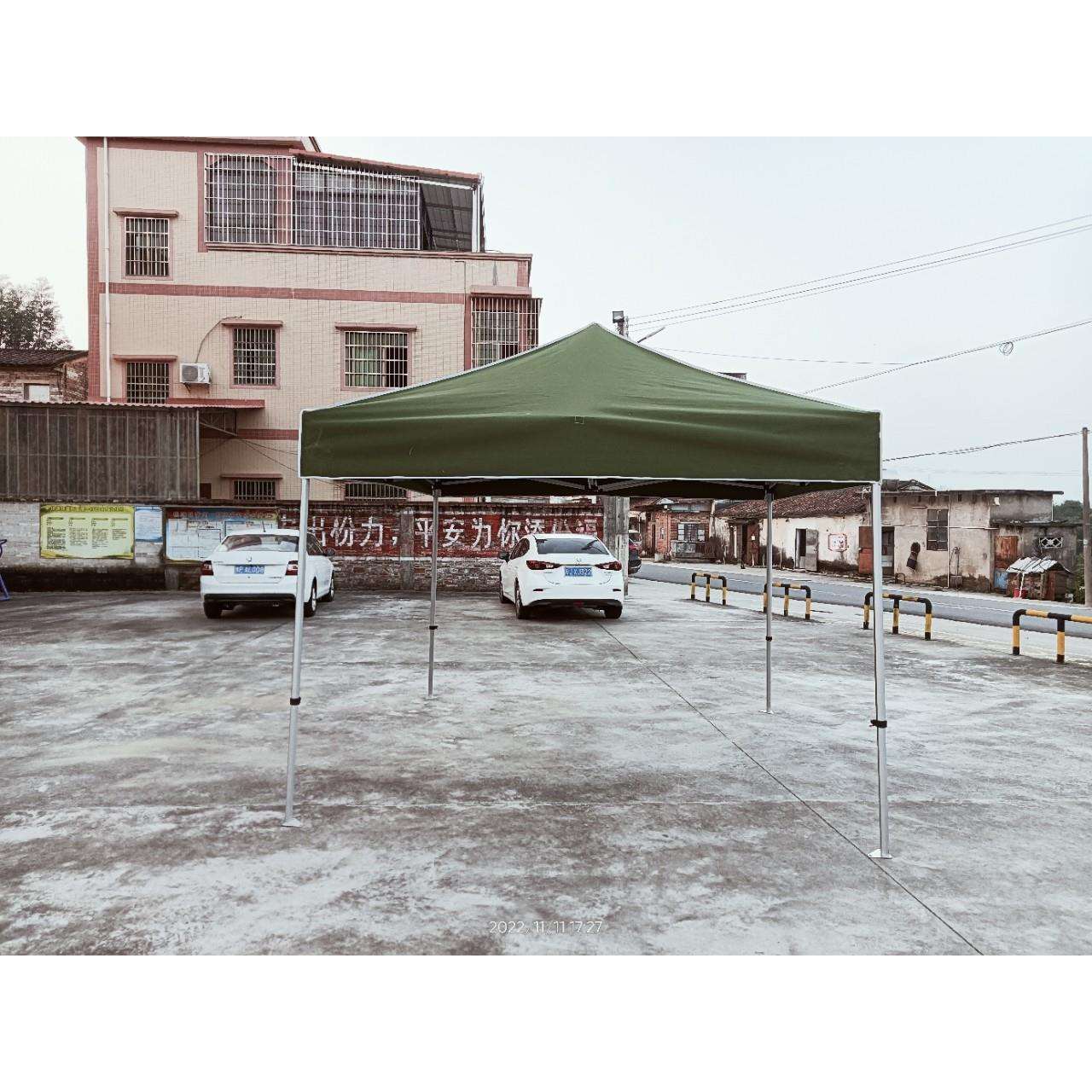 六角铝合金户外加厚广告折叠展销帐篷伞顶帆布四角雨蓬布遮阳棚布