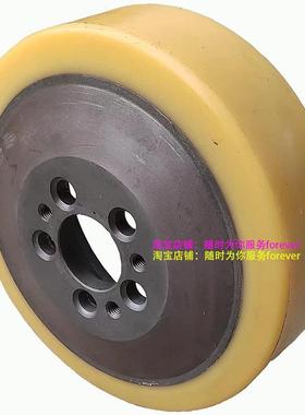 1.4吨永恒力堆垛车EJC214驱动轮方向轮 PU聚氨酯包胶后轮胎 轱辘