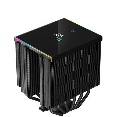 九州风神AK620数显白色CPU散热器1700针镀镍6热管静音FDB风扇ARGB