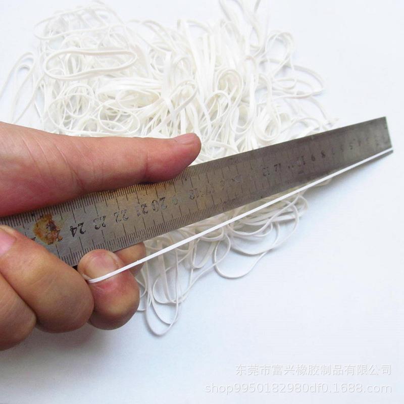 白色抗老化胶圈橡皮筋橡筋圈 TPU环保高弹力橡皮筋