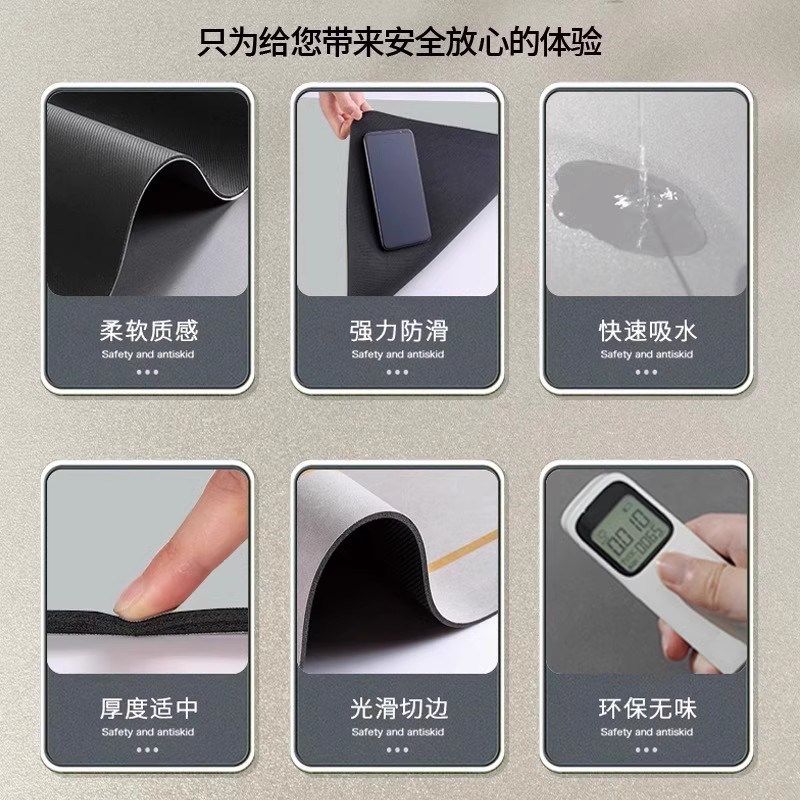 浴室地垫美式花砖淋浴房防滑脚垫厕所卫生间地毯耐脏易清洗进门垫,居家布艺,家用脚垫,淘宝优惠券,粉丝福利购,淘宝优惠卷