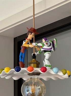 巴斯光年灯线装饰摆件公仔创意卡通可爱家居装饰氛围灯光线装饰