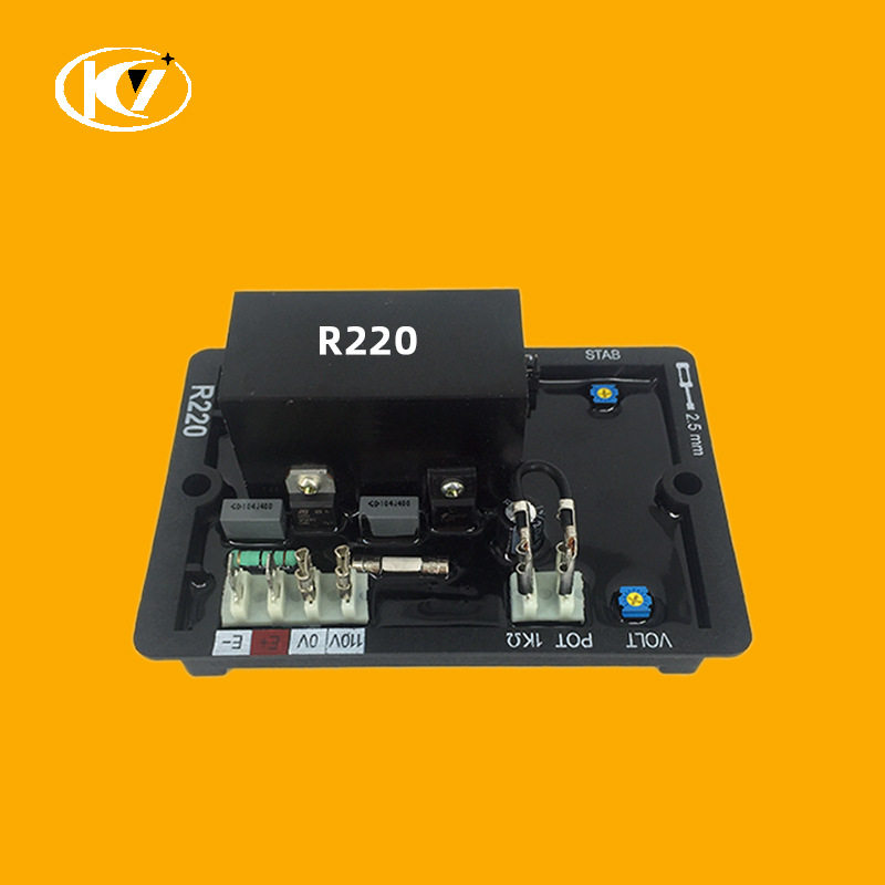 R220发电机组自动电压调节器AVR柴油机电子配件励磁调压板稳压器
