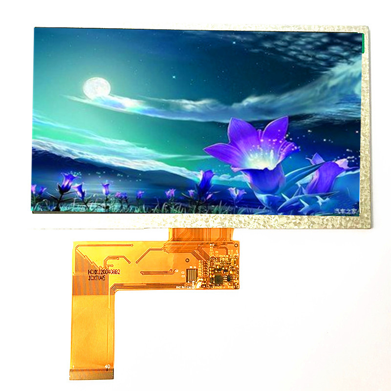 7寸TFT 7寸液晶显示屏 高清显示屏 1024x600 40P液晶屏可配触摸屏