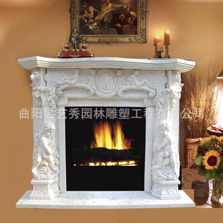 厂家直销仿真火焰嵌入式电壁炉家用欧式雕花装饰壁炉柜摆件