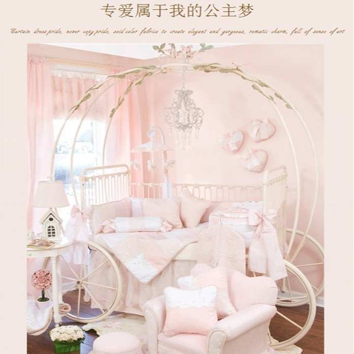 新款布艺圆床现代简约双人床主题酒店宾馆南瓜布圆床情侣圆形婚床