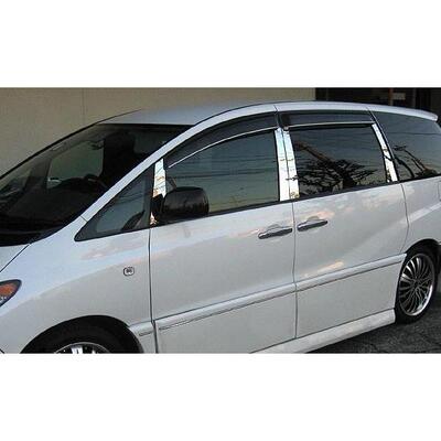 适用于大霸王普瑞维亚PREVIA ESTIMA ACR30 40车窗饰条车门亮片贴