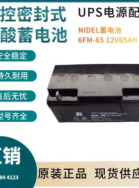 NIDEL蓄电池6FM--65 12V65AH 通讯设备 直流通信 质保三年