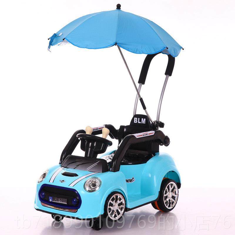 高档手推儿电孩车婴儿四轮汽车宝宝童摇摆遛娃摇摇车可坐人男女童