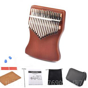 高档1指7音单板实木拇指琴卡林巴琴学者l手指琴kaimba乐器五琴便