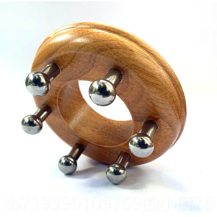 高档按不锈钢无刮痕痧按摩器 圆环手握腹部腿部舒缓摩刷