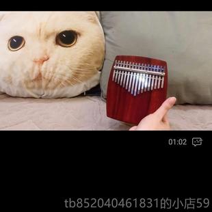 高档17音板式 钢拇指初琴学器者级专业演奏级乐琴类卡琴林巴琴kali