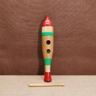 高档奥夫打击乐器木鱼儿童园教具木鱼专业幼尔儿音乐早教教具鱼梆