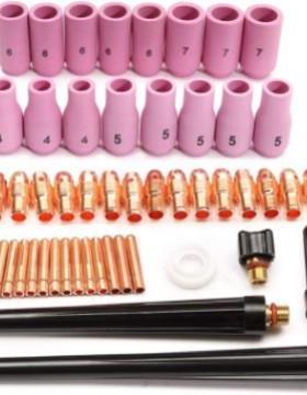 53 件 TIG 夹头主体铝杯各种尺寸适合 SRWP92025TIG 焊接焊枪