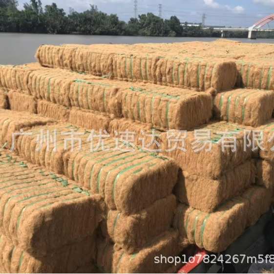 椰棕丝水泥砖拉筋加固椰丝搅拌填充椰丝混凝土土工垫材料水泥钢筋