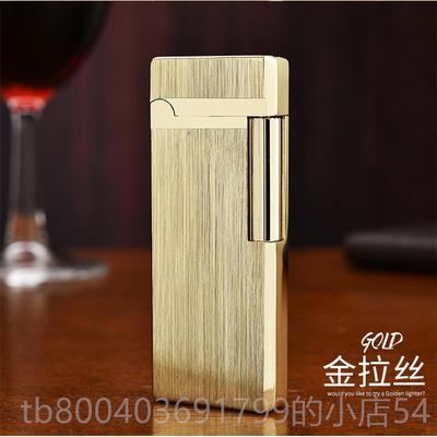 高档气朗声超侧滑砂轮充打火创机意个薄性金属耐用小巧精致潮定制