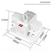 高档双电自动2转换开关100A20V家庭电备源用发电双停路切换控制器