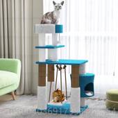 高档猫咪爬架猫猫窝树一体网猫抓爬红柱猫剑麻别墅大型猫塔猫咪架