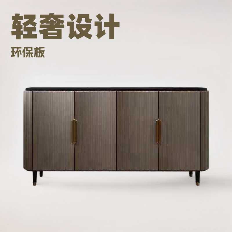 轻奢家用带门鞋柜入户多功能门厅柜现代简约餐边柜靠墙走廊装饰柜