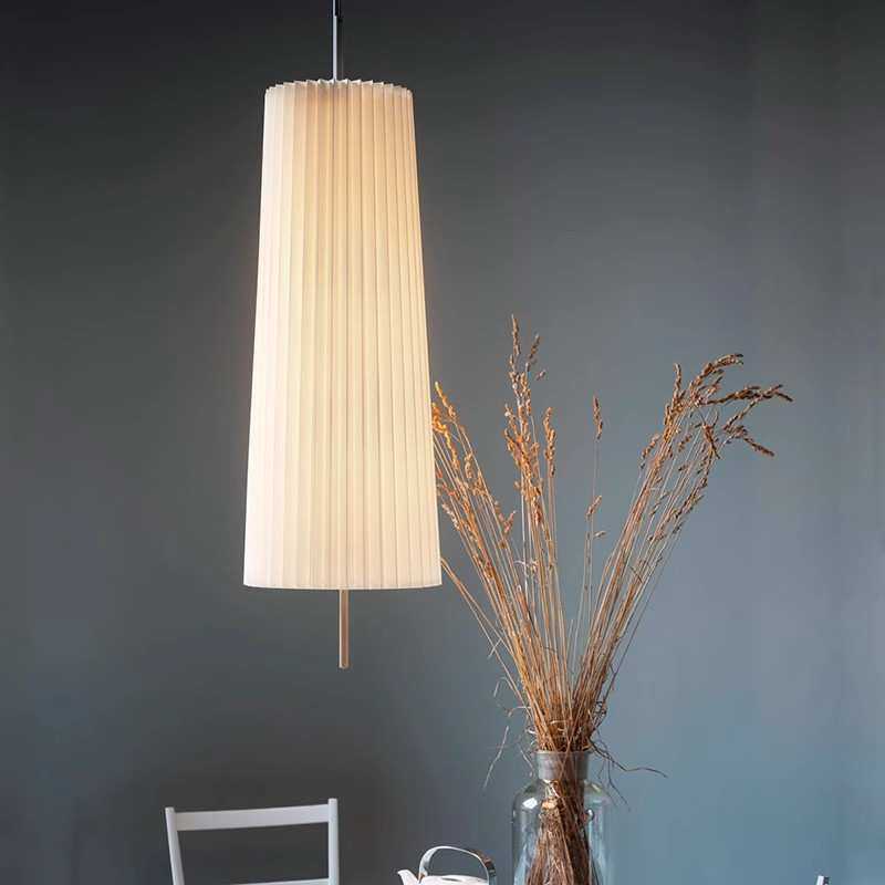 百褶吊灯北欧现代日式餐厅卧室床头灯茶室民宿中古温馨布艺灯具,3C数码配件,摄像机配件,淘宝优惠券,粉丝福利购,淘宝优惠卷